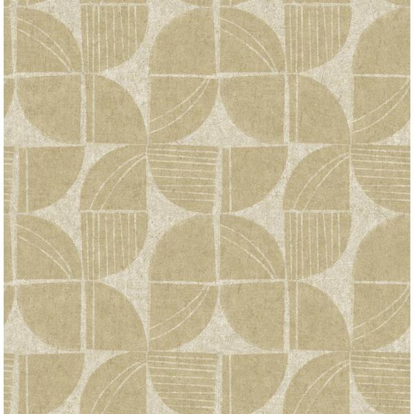 a street prints Baxter Honey Semicircle Mosaic Wallpaper