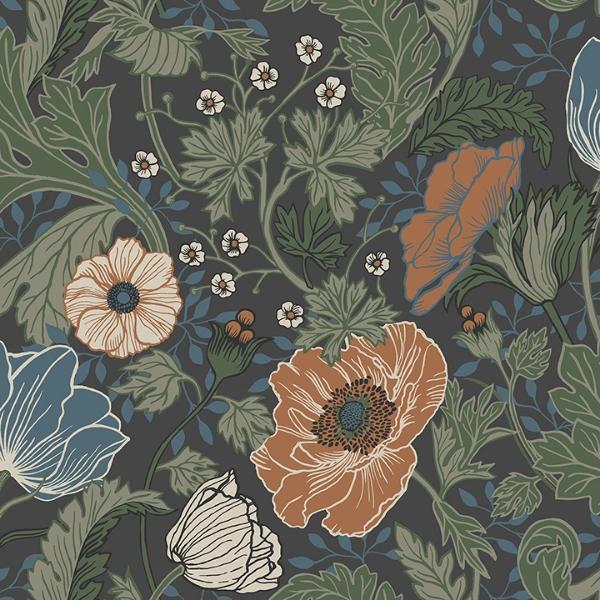 a street prints Anemone Multicolor Floral Wallpaper