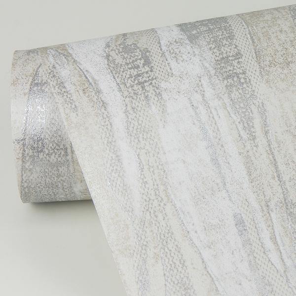 a street prints Suna Silver Woodgrain Wallpaper