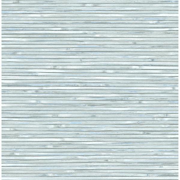 a street prints Bellport Sky Blue Wooden Slat Wallpaper