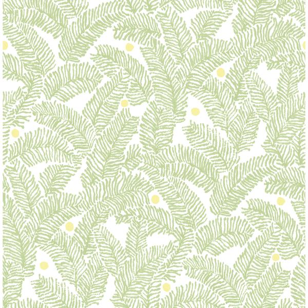 a street prints Athina Sage Fern Wallpaper