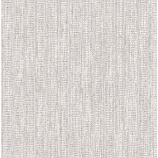 a street prints Chenille Light Grey Faux Linen Wallpaper