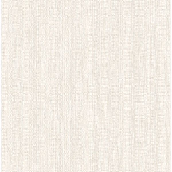 a street prints Chenille Off-White Faux Linen Wallpaper