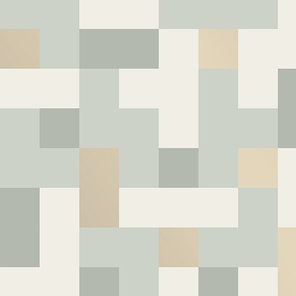 a street prints Alby Mint Geometric Wallpaper