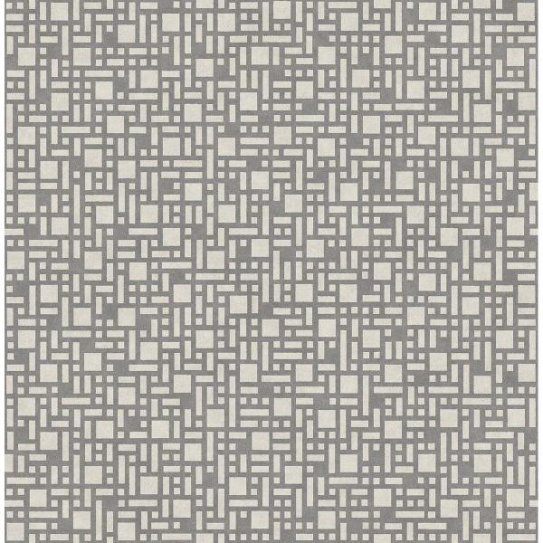a street prints Bento Grey Geometric Wallpaper