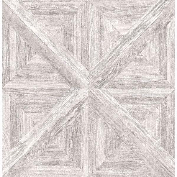 a street prints Carriage House Light Grey Wood Wallpaper