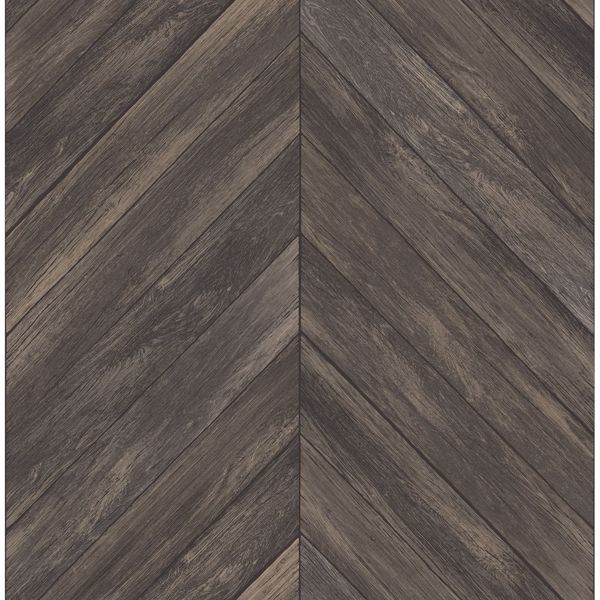 a street prints Parisian Espresso Parquet Wallpaper