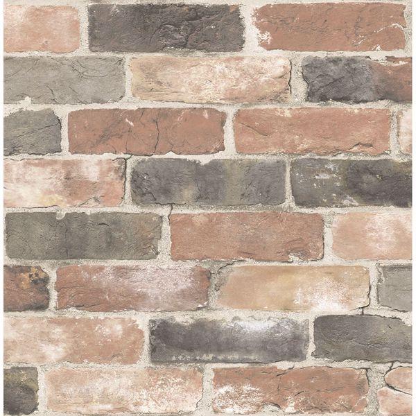 a street prints Reclaimed Bricks Dusty Red Rustic