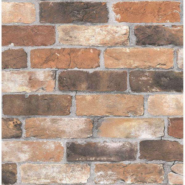a street prints Reclaimed Bricks Orange Rustic