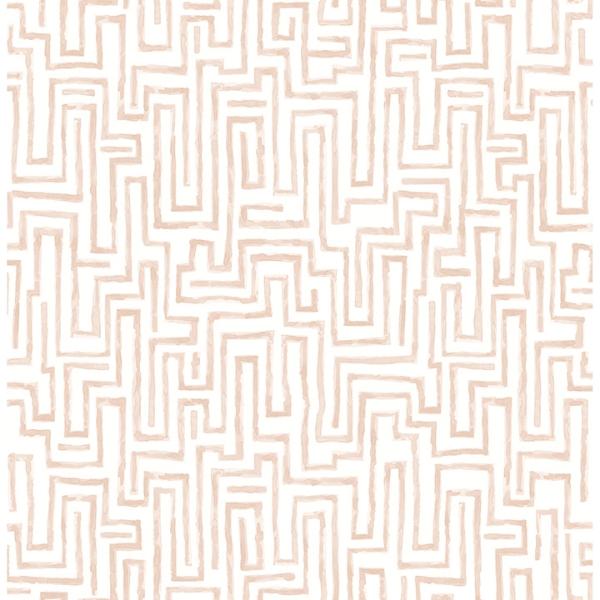 a street prints Ramble Blush Geometric Wallpaper