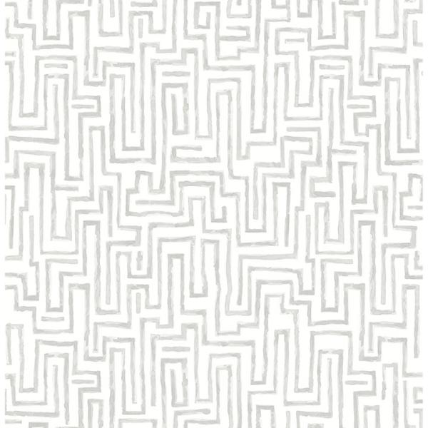 a street prints Ramble Grey Geometric Wallpaper
