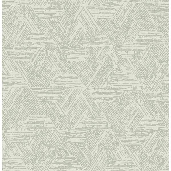 a street prints Retreat Sea Green Quilted Geometric Wallpaper