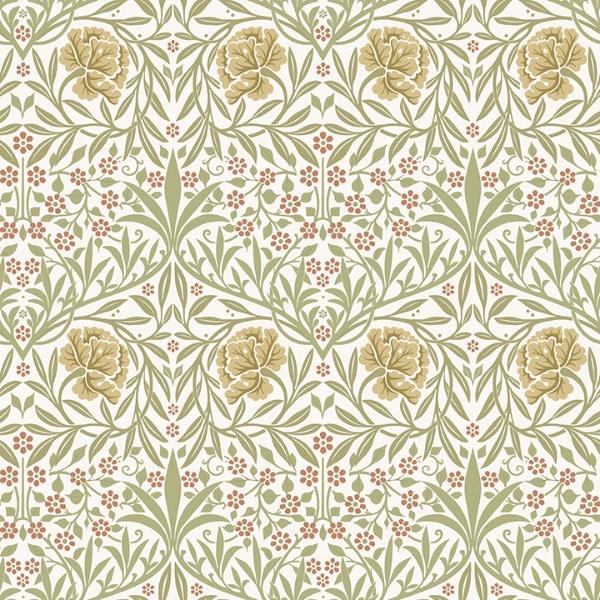 a street prints Oxford Union Yellow Floral Vines Wallpaper