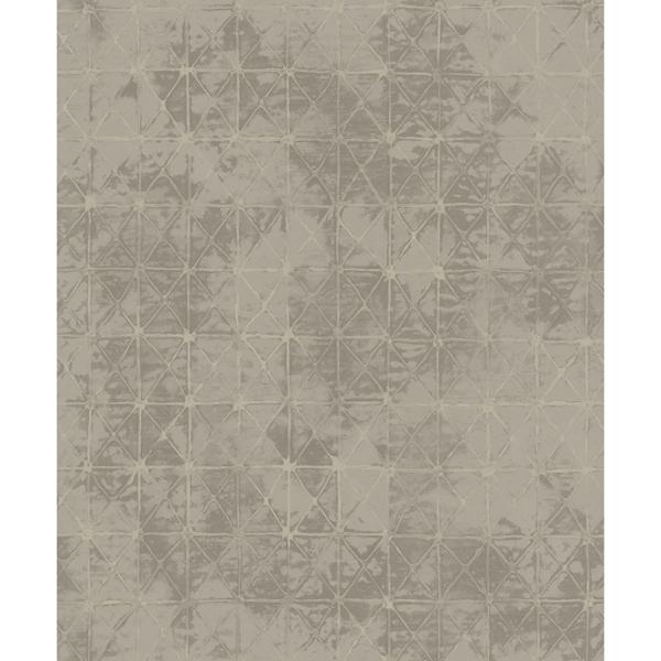 a street prints Odell Pewter Antique Tiles Wallpaper