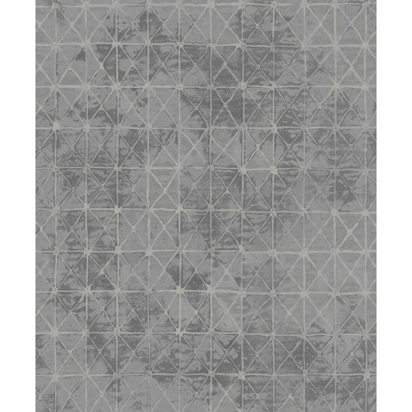 a street prints Odell Slate Antique Tiles Wallpaper