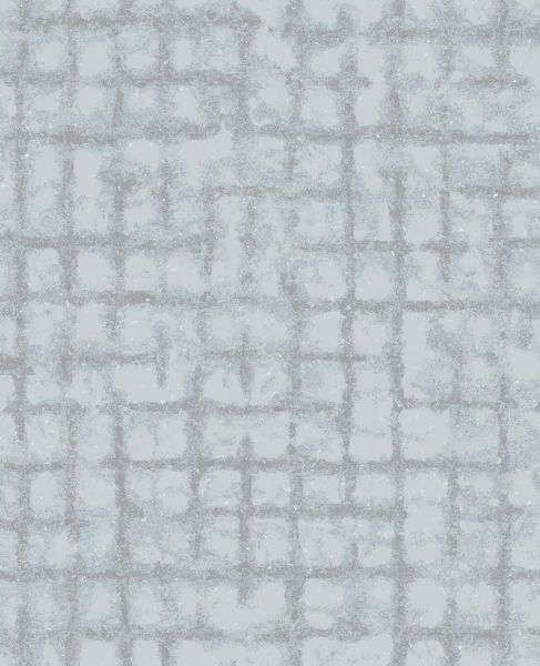 a street prints Shea Sky Blue Distressed Geometric Wallpaper- Scott Living