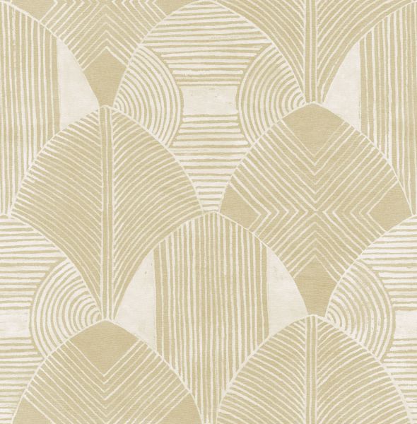 a street prints Westport Coffee Geometric Wallpaper- Scott Living