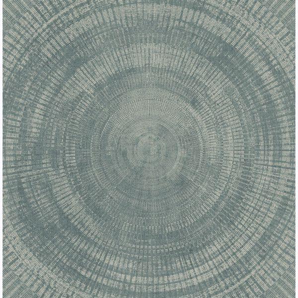 a street prints Lalit Teal Medallion Wallpaper