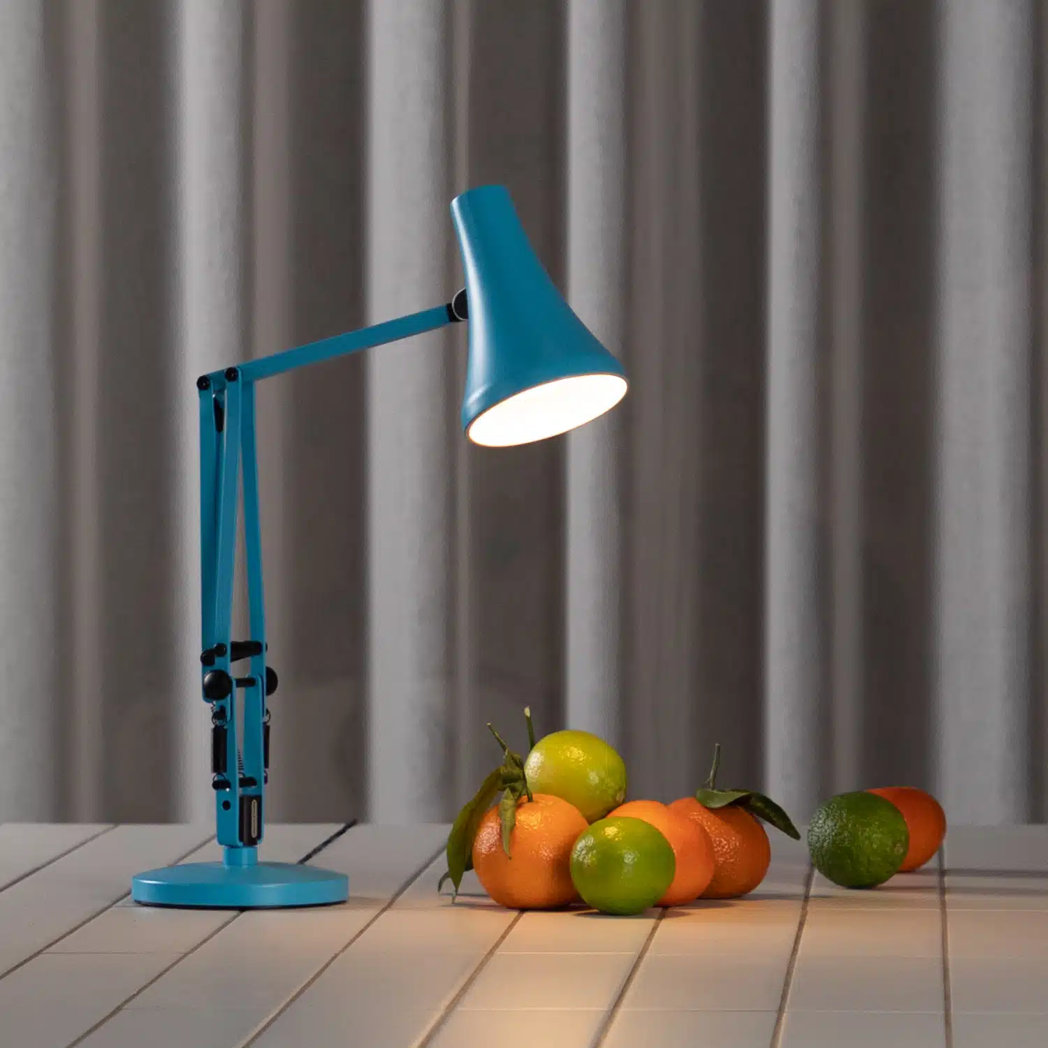 ﻿anglepoise 90 Mini Mini Desk Lamp Turquoise Blue