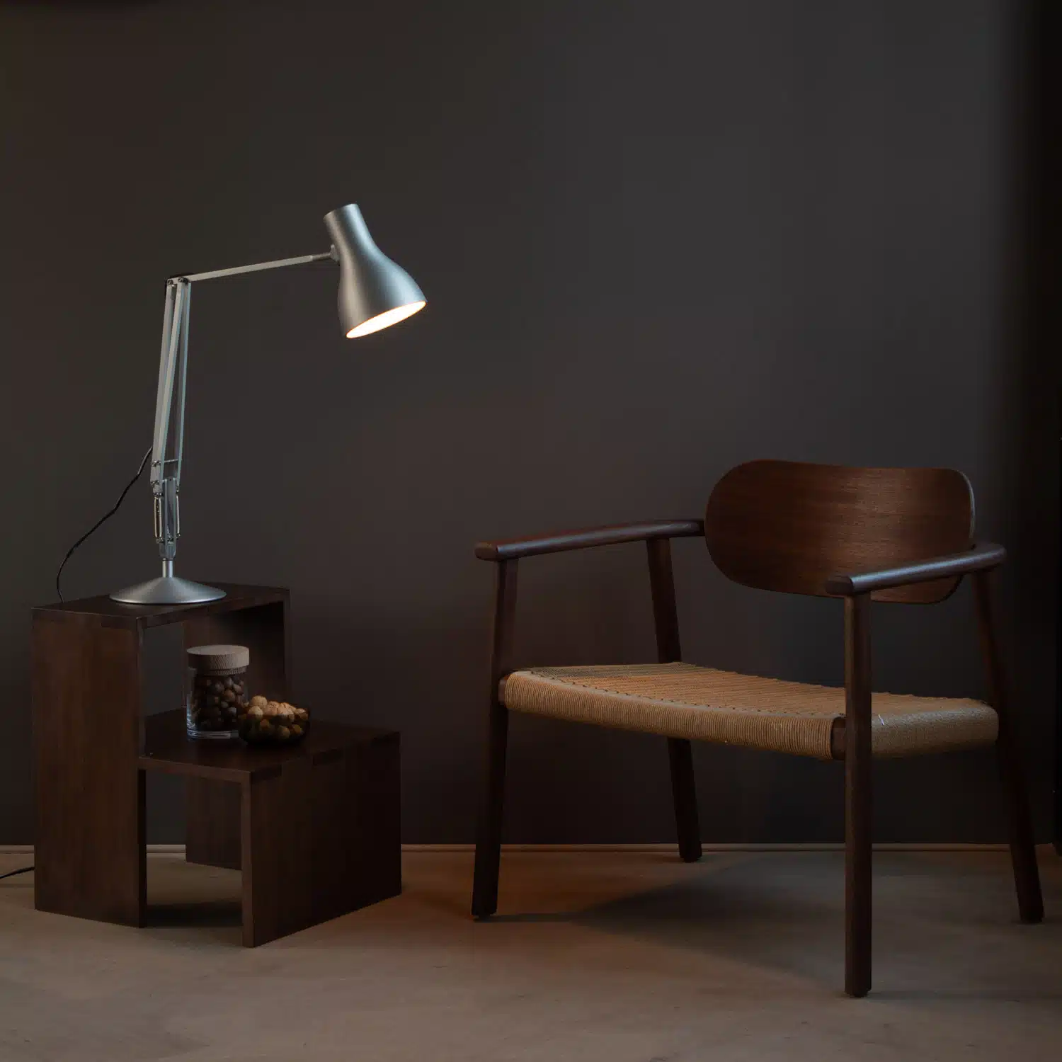 anglepoise Type 75 Desk Lamp Silver Lustre
