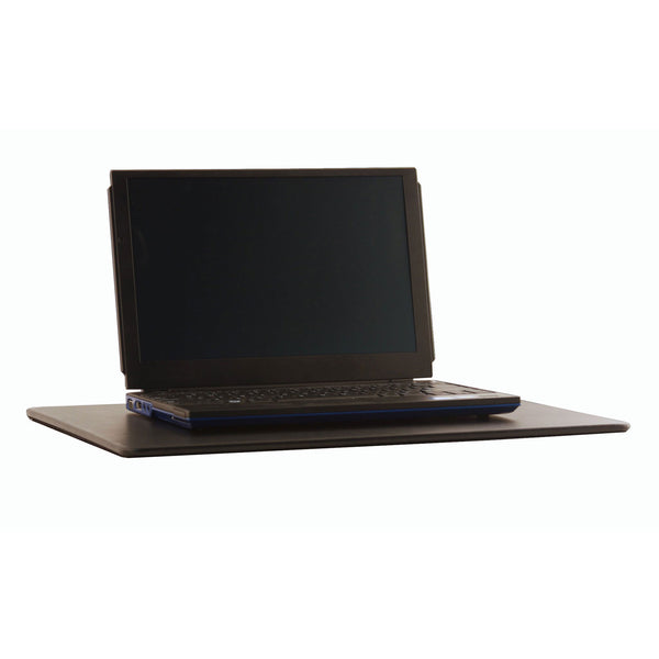 dacasso Classic Black Leather 17" x 14" Lap Desk