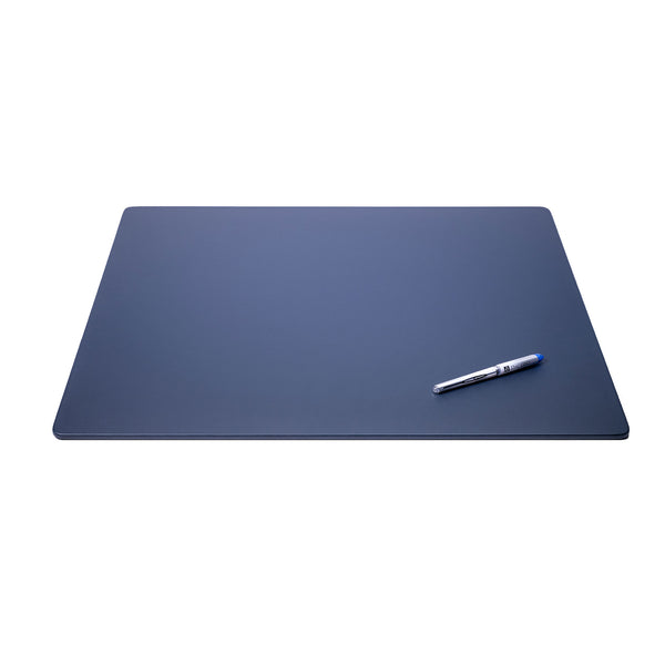 dacasso Navy Blue Leather 24 x 19 Desk Mat without Rails