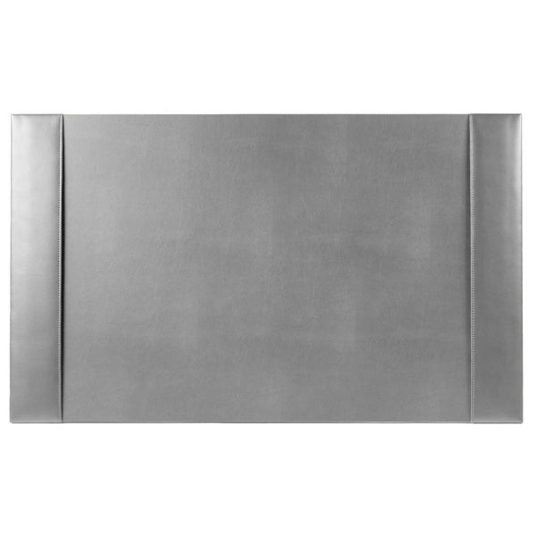 dacasso Gray Bonded Leather Desk Pad 30 x 18
