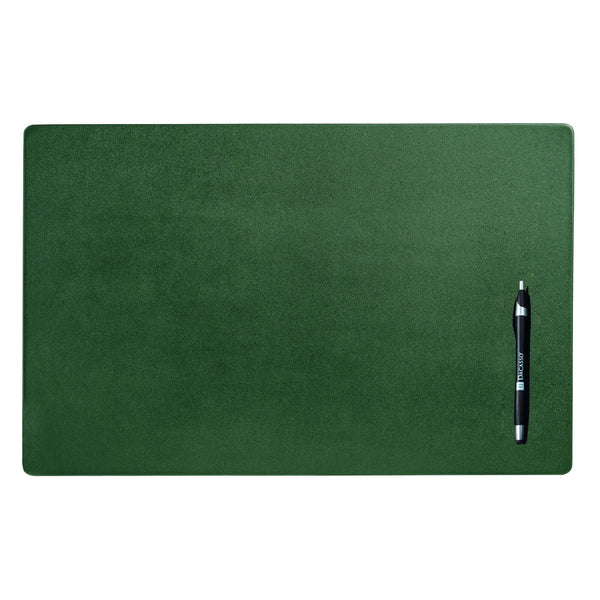 dacasso Dark Green Leather 22" x 14" Conference Pad
