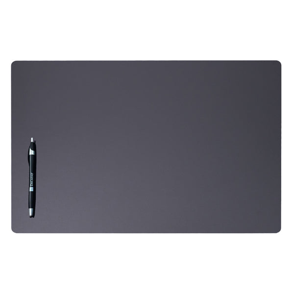 dacasso Gray Leatherette 22" x 14" Conference Pad