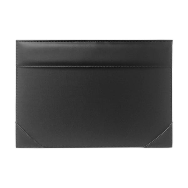 dacasso Black Leather Wall Calendar Holder