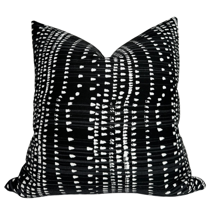 dekowe Thibaut Cape Town Pillow Cover in Black