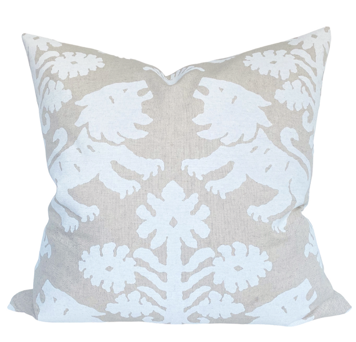 dekowe Schumacher Regalia Pillow Cover in Natural
